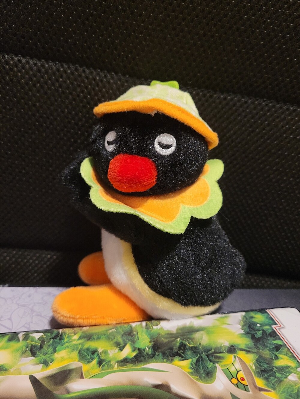 Pingu Melon Fruits Plush Keychain
